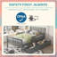 Lit plateforme pour enfants avec rails de sécurité et tiroirs de rangement Dreamhaven-356153566-356153553