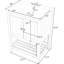 Ensemble de meuble-lavabo simple 17,8 po avec plateau en bois Oka-1032236143