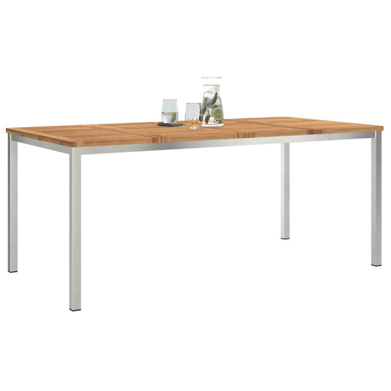Rectangular Outdoor Table, 75cm H x 180cm W x 90cm D