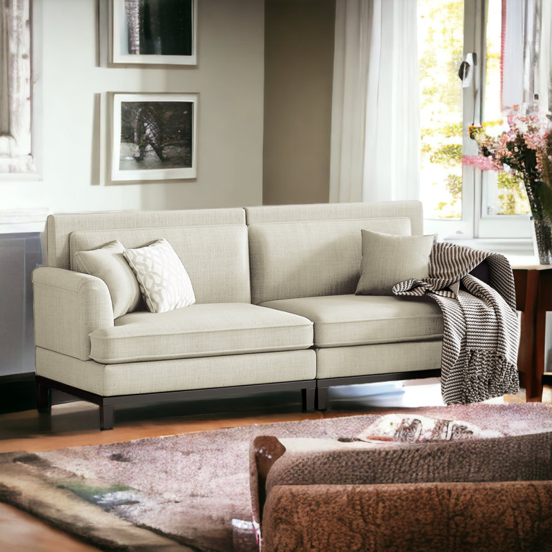 Canapé Bushgrove 81,82 po, Polyester beige