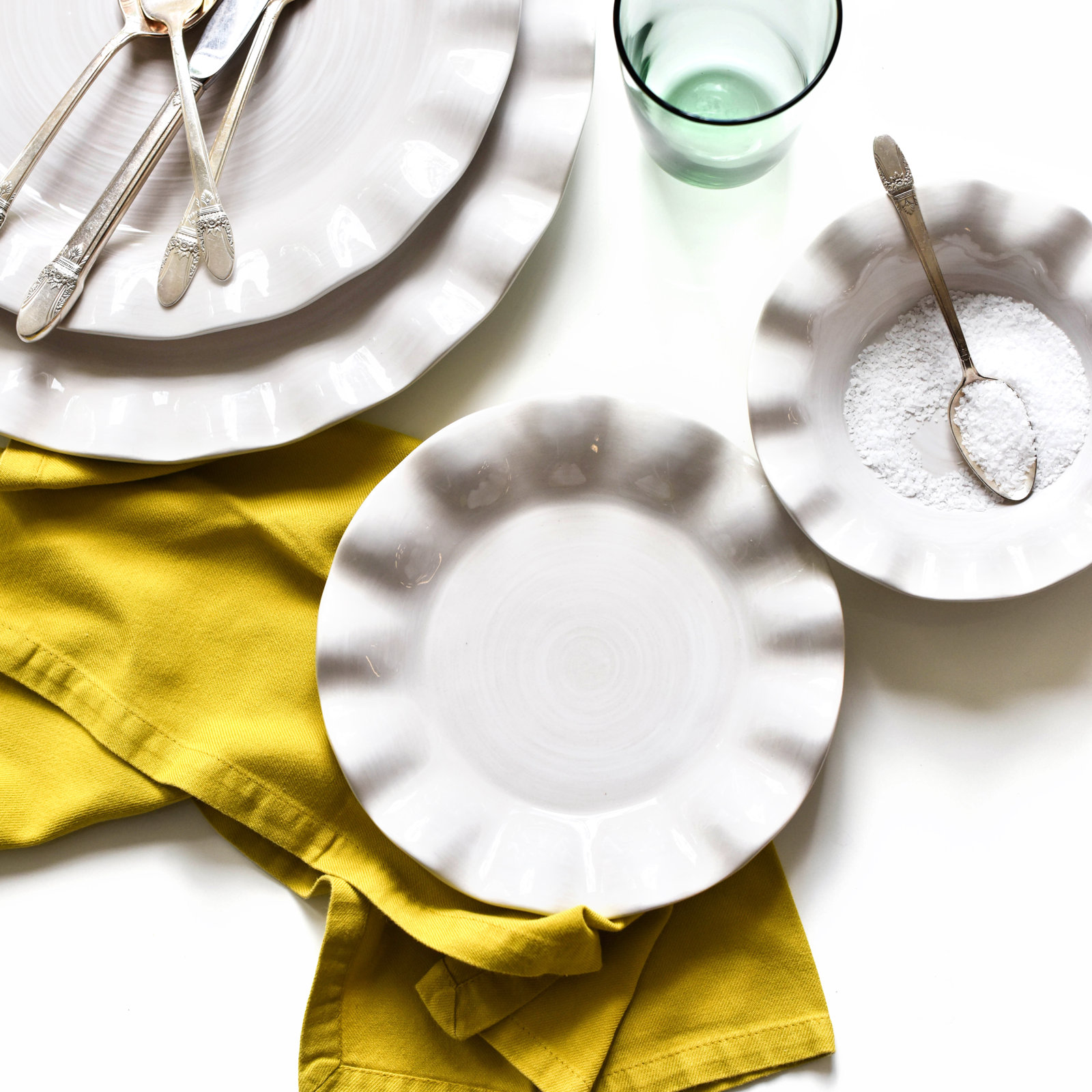 Signature Ruffle Salad Plate