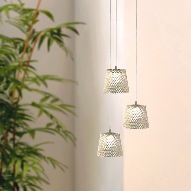 Luminaire suspendu conique à 3 lumières Emerie