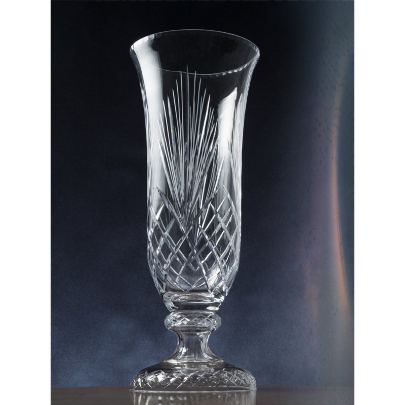 Majestic Glass Table Vase, 22" H x 8.5" W x 8.5" D