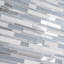 Alessio Interlocking 12 in. x 12 in. Glass, Stone and Metal Blend Mosaic Wall Tile