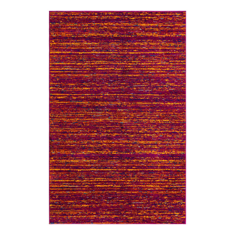 Manlia Abstract Indoor Rug, Rectangle 5'3" x 8'