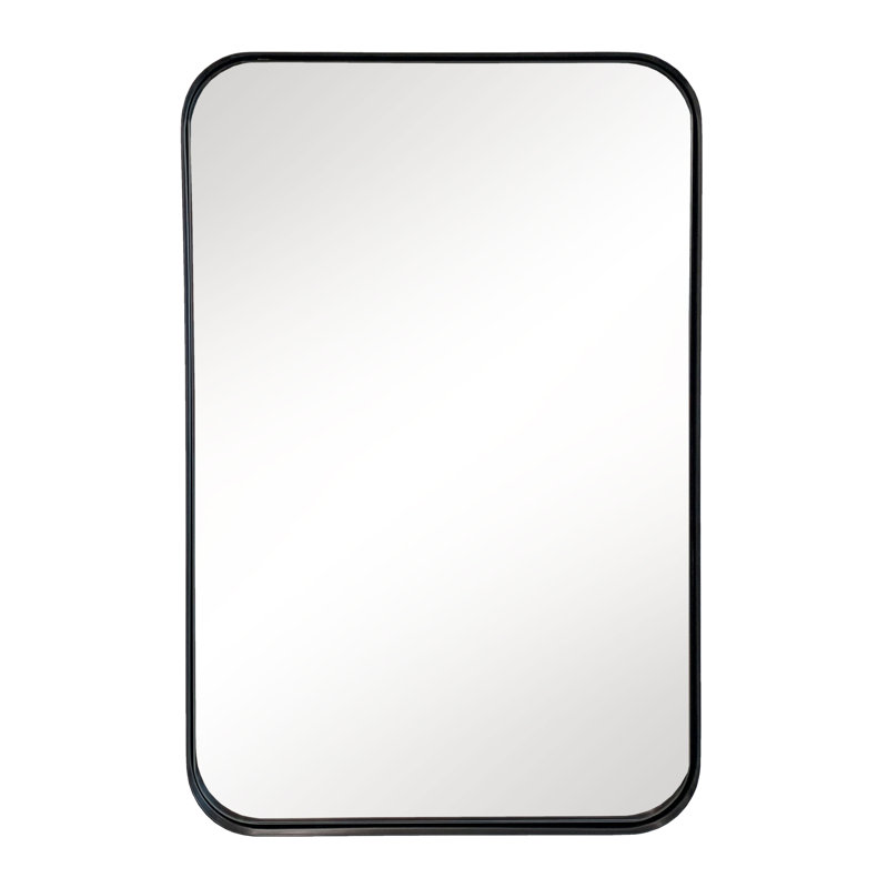 Weeksville Wall Mirror, Black, 24" x 16"