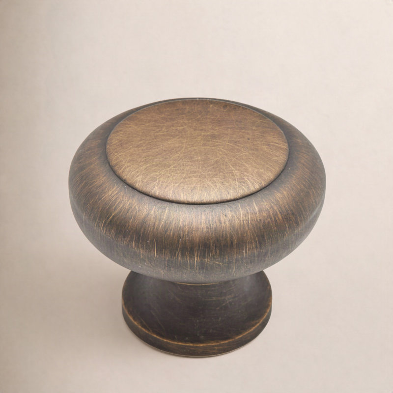 CK Series 1 1/4" Diameter Mushroom Knob, Antique English