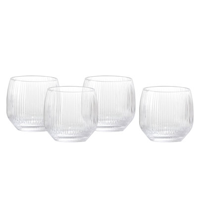 Ribbed Highball Glass