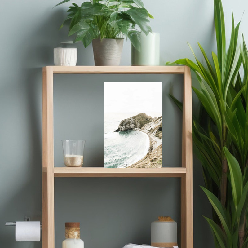 Coastal California, art mural contemporain, H 18 po x l 12 po