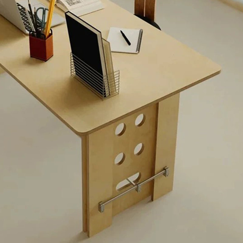 Bureau minimaliste, H 29,53 po x l 62,99 po x P 31,5 po