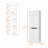 Kitchen Storage, White 5-Shelf Kitchen Pantry