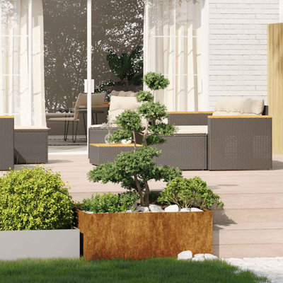 Planter 100X100Cm Steel