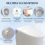 Toilette de bidet intelligente Auxiwa avec capteur de siège chauffant à fermeture automatique, coup de pied et chasse d'eau occultant, avancée (siège inclus)