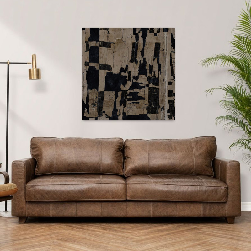 Art contemporain, art contemporain abstrait, H 36 po x l 36 po