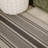 Clarina Modern Double Stripe Black/Beige Indoor/Outdoor Rug-69807516