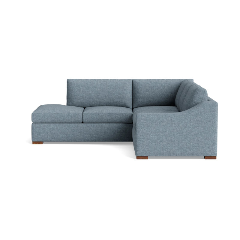 Lucca Sectional, Left Hand Facing, Performance Weave - Basil