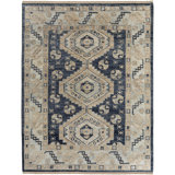 Nanayaw Handmade Wool Geometric Area Rug
