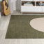 Tapis vert / crème à pois géométriques Cirkel-1136094776