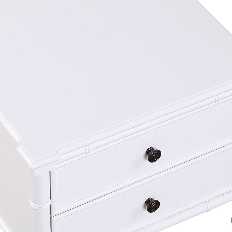Table de chevet 2 tiroirs