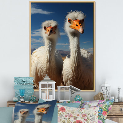 " Ostrich Harmony Portrait "