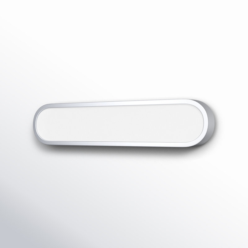 Dimmable LED Bath Bar, White/Polished Chrome, 24"