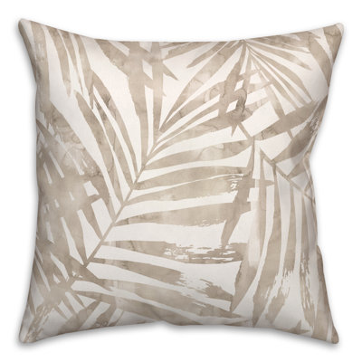 Kokenos Polyester Throw Square Indoor/Outdoor Pillow Cover & Insert