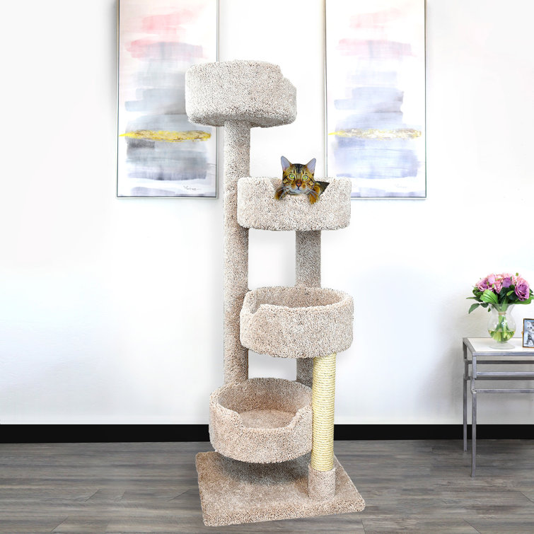 New Cat Condos 65'' H Cat Tree Reviews Wayfair Canada
