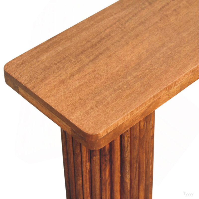 Banc cannelé en bois massif Artisan Furniture