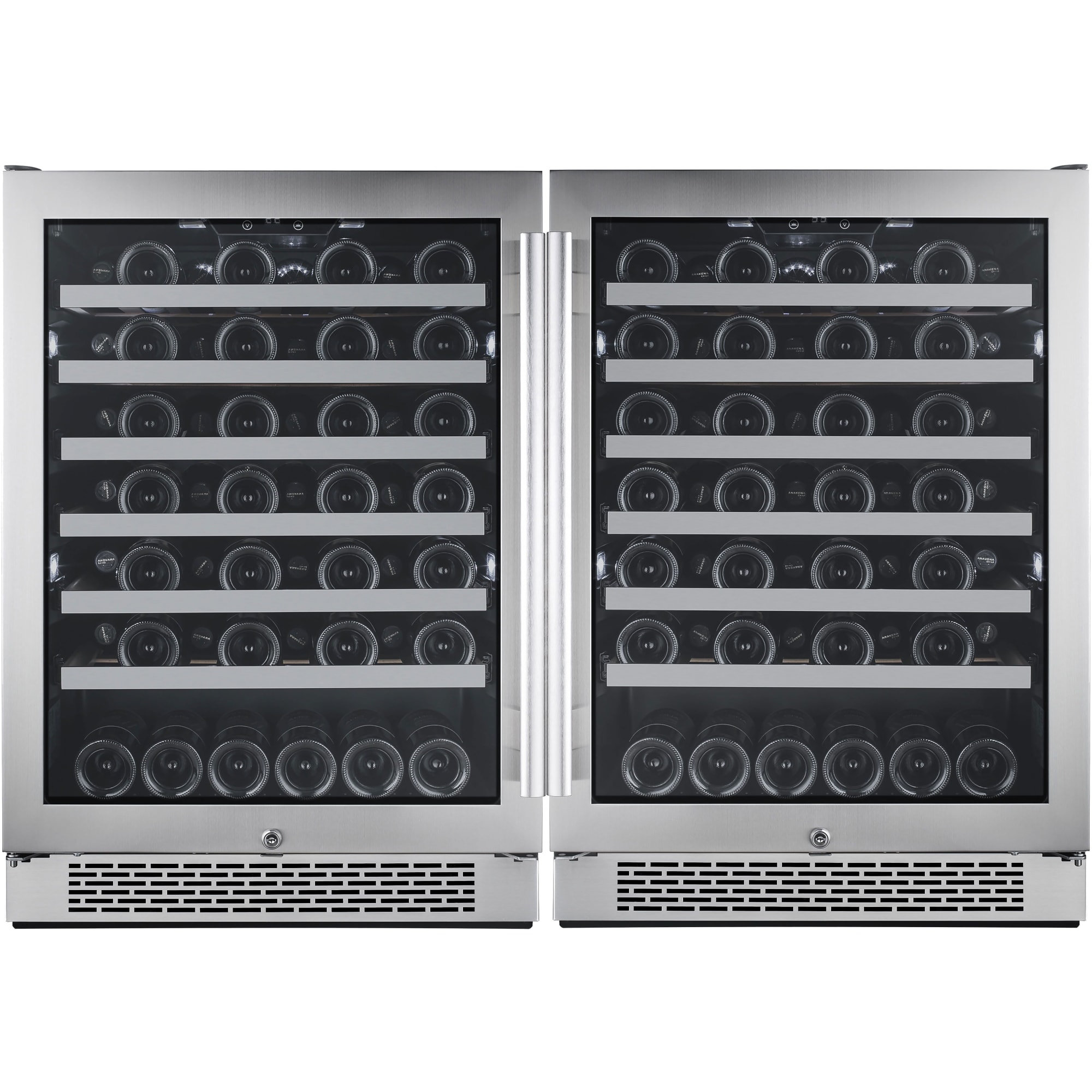 Avallon 106 Bottle and 95 Can Dual Zone Freestanding Wine Cellar Wayfair