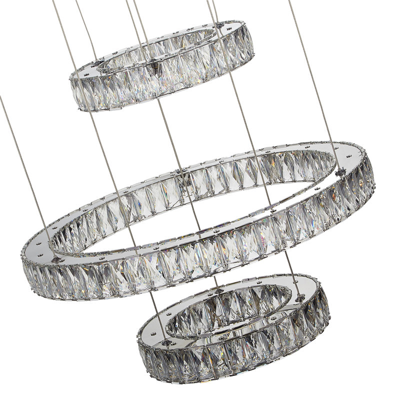 6 - Light LED Chandelier