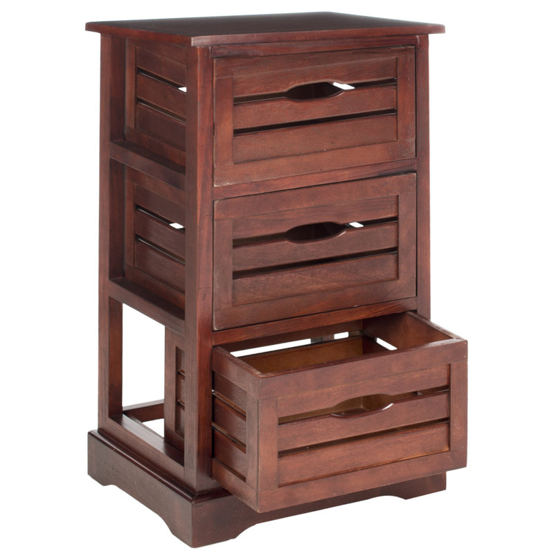 Regan Solid Wood Accent Chest, Cherry