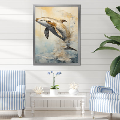 «Breaching Whale» sur impression sur toile