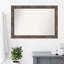 Miroir mural non biseauté en bois franc-2092002176