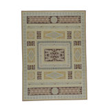 Hand-Knotted High-Quality Brown and Multi-Colored Area Rug