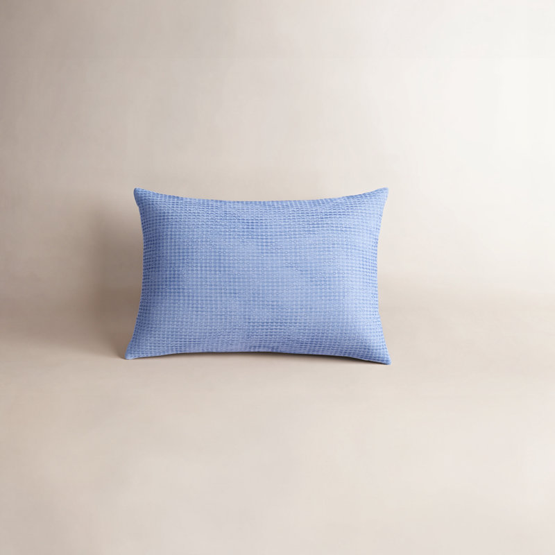 Bubble Matelasse Sham, Standard, French Blue