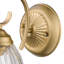 Audra 1-Light Wall Sconce with Clear Glass-106900600