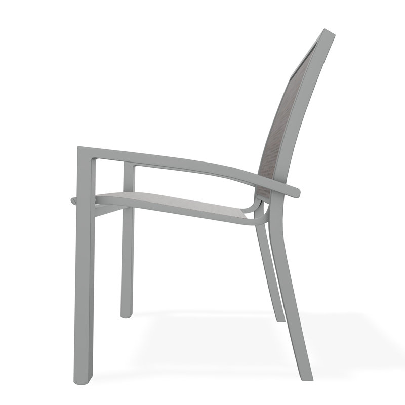 Kendall Outdoor Dining Chair, Graphite, James