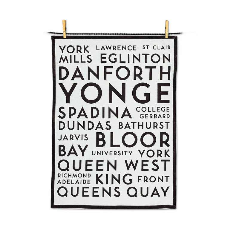 Torchon de Toronto noms de rue