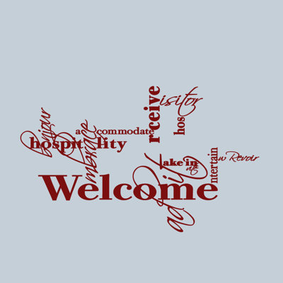 Text & Numbers Non-Wall Damaging Wall Decal