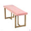 Ensemble de 1 banc rembourré en velours-343844049