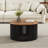 Acacia Solid Wood Coffee Table-1140878714