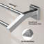 Porte-serviettes double 28 pouces en acier inoxydable SUS304-114376402
