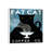'Fat Cat Coffee Co.' by Ryan Fowler Graphic Art Print on Wrapped Canvas-113646071-101341595
