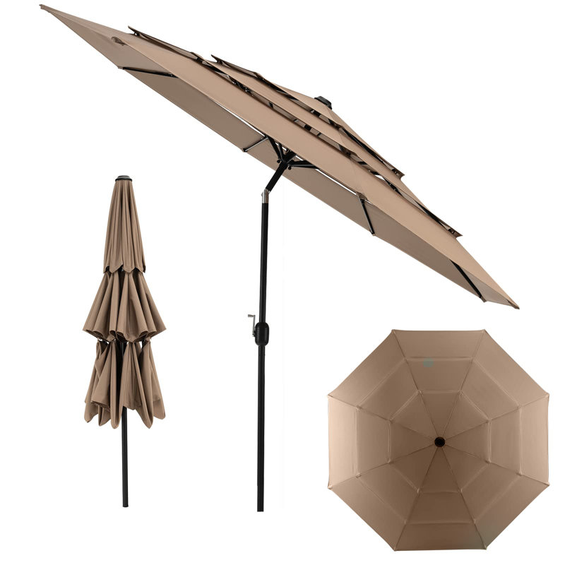 Goggins 300cm Market Parasol, Brown