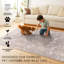 Tapis beige à motif floral Kalini-1351754317
