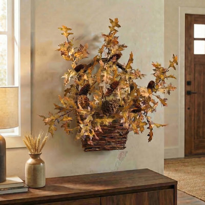 32" Autumn Maple Leaf Spray