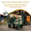 Chariot de jardin avec pneus gonflables, capacité de 600 lb