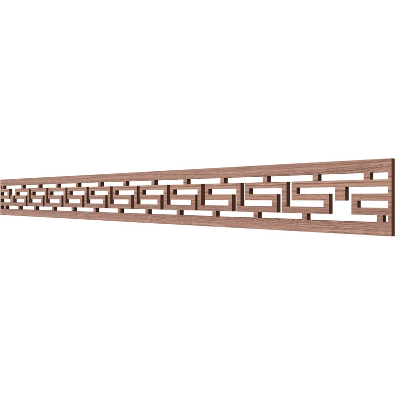 Moulure de panneau H T, H 4 po x l 46,375 po x P 0,375 po, Noyer