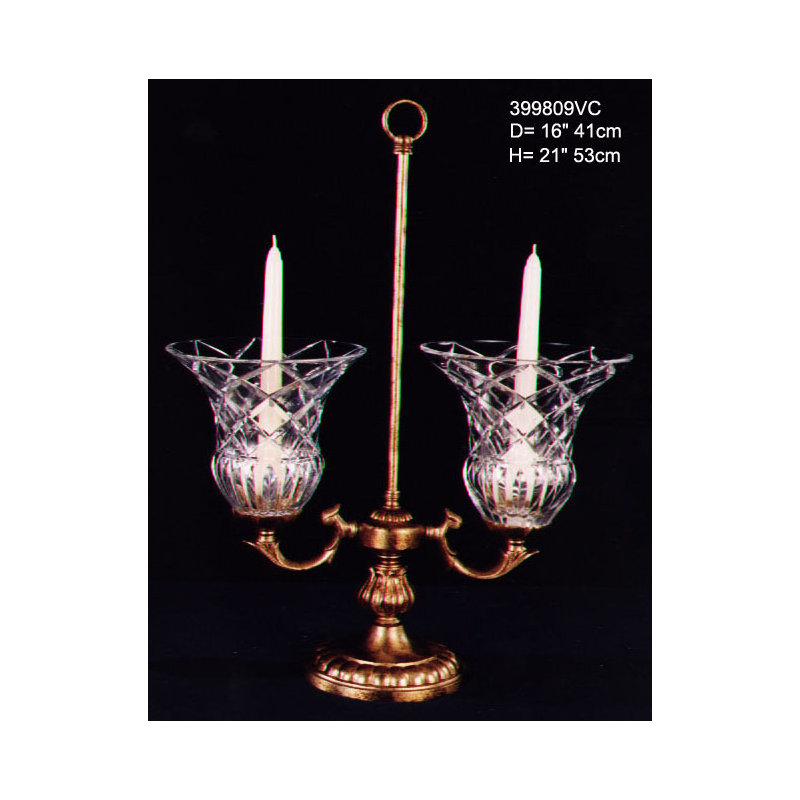 Depuy Metal Torchiere Lamp, Antique Silver