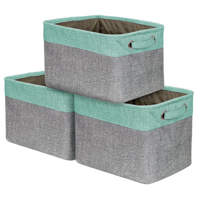 Sorbus Fabric Cubby Organizer with Handles